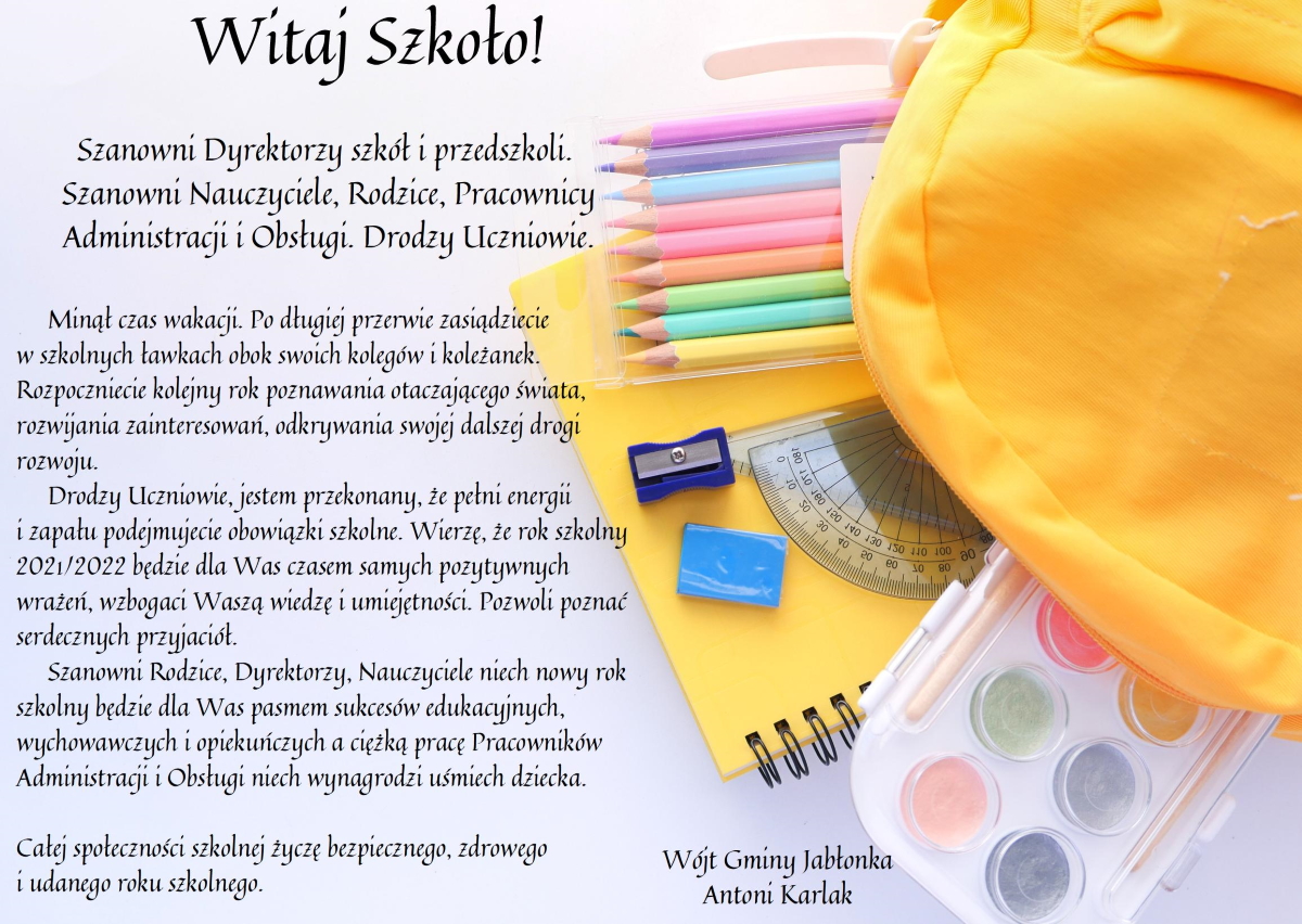 Witaj Szkolo2021